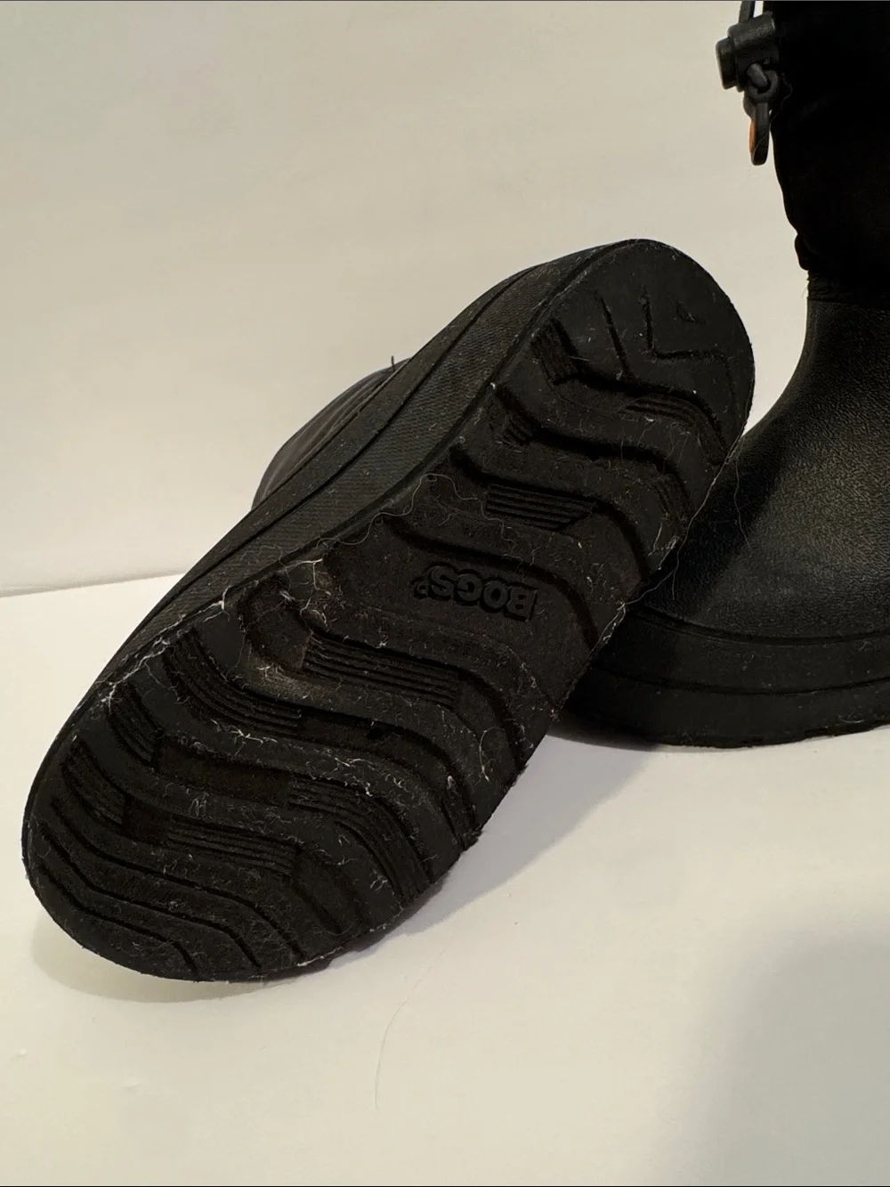BOGS Kids Black Waterproof Snow Boots sz 13